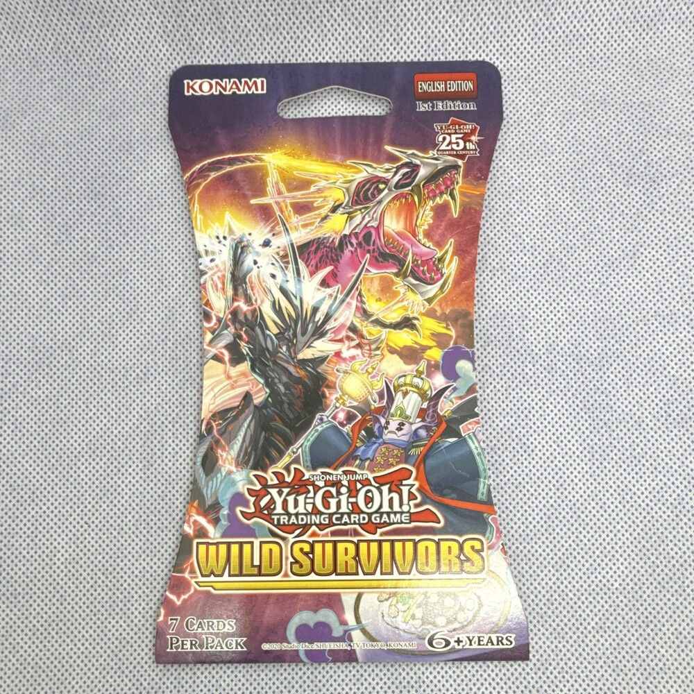 Yu-Gi-Oh! Wild Survivors 1st Edition Booster Pack English 25th Anniversary